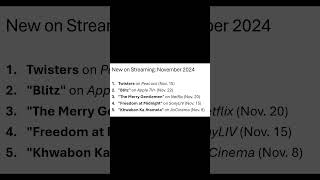 November’s OTT Lineup  Thrills Heart and History  Top Streaming Releases StreamingNow [upl. by Eldrida]