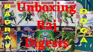 Raj Comics DigestUnboxing 5 Nagraj amp Doga comics in Hindi Divine Collection [upl. by Couhp]