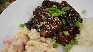 Aloha Libations HAWAIIAN BBQ STYLE KALBI [upl. by Ycat423]