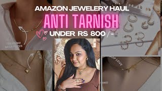 Amazon jewelry Haul  ANTI TARNISH JEWELRY HAUL  Everyday Jewelry [upl. by Rea]