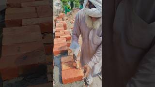 Brick wall design video ytshorts youtubeshorts construction shorts [upl. by Beller751]