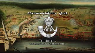 Mechanised Infantry  Quick March Of The Rifles [upl. by Aloeda181]