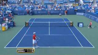 Cincinnati R3 2009  Hewitt vs Querrey 3rd set [upl. by High]