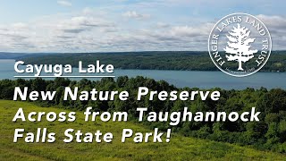 A New Nature Preserve Overlooking Cayuga Lake See the SimsJennings Preserve at Cayuga Cliffs [upl. by Brocky584]