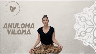 Anuloma Viloma  die Wechselatmung  harmonisierende Yoga Atemübung zum mitmachen [upl. by Henka]