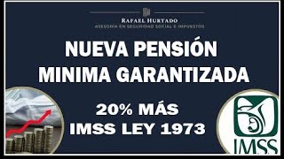 20 MAS DE PENSIÓ MINIMA GARANTIZADA IMSS 2023 [upl. by Bravin192]