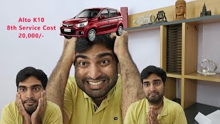 Alto K10 8th Service Long Term Review  Maruti Alto K10 Service Cost  Somesh Automobiles Gurgaon [upl. by Offen]