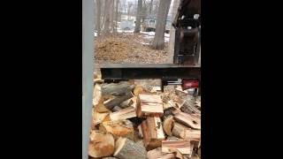 Takeuchi TB125 quick attach log splitter [upl. by Ledarf]