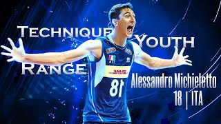 Physical Powerhouse Young Volleyball Sensation Alessandro Michieletto [upl. by Deedee]