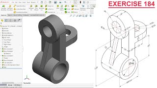 SolidWorks tutorial Exercise 184 [upl. by Anyale120]