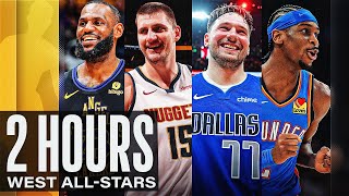 The 2024 Western Conference NBA AllStars BEST Moments ⭐ [upl. by Ehc553]