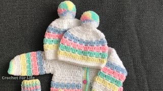 How to Crochet a Simple Baby Hat for Beginners  Crochet Baby Beanie [upl. by Win79]