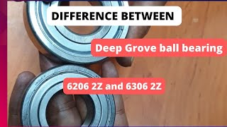 Difference between Deep Grove ball bearing 6206 2Z and 6306 2Z [upl. by Nhguaved]