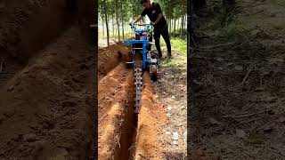 Digging process of deep ditches [upl. by Eesyak184]