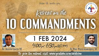 LIVE 10 Commandments Retreat 1 February 2024 Divine UK [upl. by Emmer]