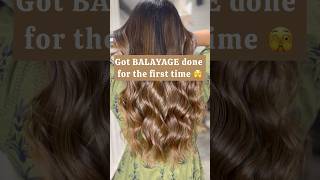 BALAYAGE technique  REVIEW  Balayage vs Highlights  hairmakeover shorts brownbalayage zudio [upl. by Nodearb364]