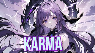 Nightcore  karma Lyrics NCS Alaina Cross [upl. by Ayotnom114]