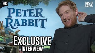 Domhnall Gleeson  Peter Rabbit Exclusive Interview [upl. by Ursulette]