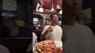 John’s of Bleeker officially changed his life🫡nyc newyorkpizza newyorktravel [upl. by Eilyah]