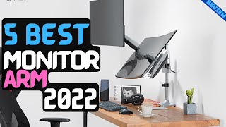 Best Monitor Arm of 2022  The 5 Best Monitor Arms Review [upl. by Hoagland]