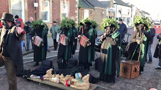 OLD GLORY MOLLY AT THE WAR MEMORIAL  Whittlesey Straw Bear Festival  18th January 2020 [upl. by Gloriana]