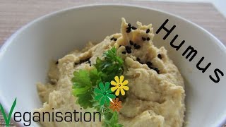 Leckerer Hummus zubereitet von Veganisation Rezept Vegan Online Shop [upl. by Ellita598]