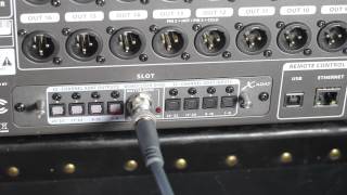 Behringer X32 Expansion Card Installation and XAdat Card Setup Word Clock [upl. by Isteb]