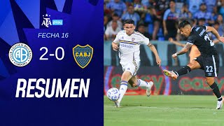 Belgrano 20 Boca Juniors  TorneoBetano  Resumen  Fecha 16 [upl. by Utter]