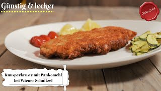 panieren mit Pankomehl Demonstriert an einem Wiener Schnitzel [upl. by Hach]