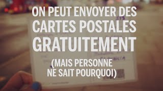 Il est possible denvoyer des cartes postales GRATUITEMENT Mais personne ne sait pourquoi [upl. by Boot]