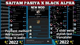 Saitem Pasiya X Black Alfa WhatsApp  New 2k22 [upl. by Muncey]