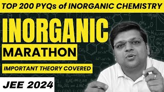 Complete INORGANIC CHEMISTRY Marathon in ONE VIDEO  JEE 2024  DexterChem [upl. by Gupta]