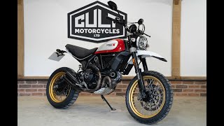 2017 Ducati Desert Sled walk around wwwcultmotorcyclescouk [upl. by Harrus]