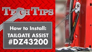 How to Install a Tailgate Assist – DZ43200 – Tech Tips [upl. by Oregolac451]