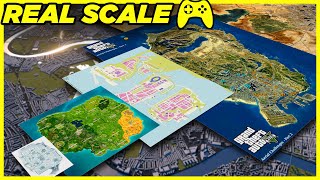 🕹️ VIDEO GAME MAP Size Comparison REAL SCALE 🎮 [upl. by Naujej]