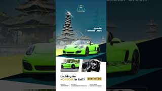 Bawa Porsche Boxster Green explore Bali siapa sih yang ga mau 😎 [upl. by Oskar318]