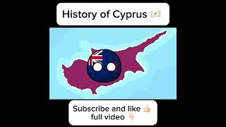 Countryballs History of Cyprus 5 polandball countryballs history cyprus greece europe [upl. by Nylicaj]