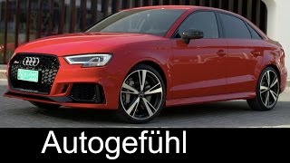 Audi RS3 Facelift Sportback amp Saloon Preview ExteriorInterior Sound [upl. by Iruy]