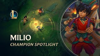 Milio Champion Spotlight  Gameplay  League of Legends [upl. by Aihsik]