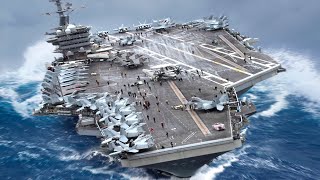 Worlds Largest Aircraft Carrier ROCKED By Deadly Storm Then This Happened [upl. by Idhem379]