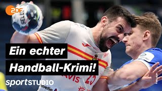 Russland – Spanien Highlights  HandballEM 2022  sportstudio [upl. by Salb]