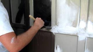 Brushing Benjamin Moores Aura Exterior Paint [upl. by Notlok]