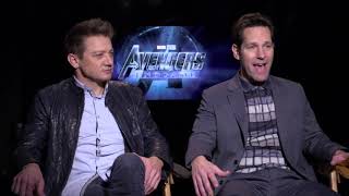 Jeremy Renner amp Paul Rudd  AVENGERS ENDGAME [upl. by Nowtna]