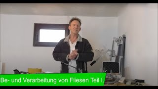 Be  und Verarbeitung von Fliesen  Tiles  Schneiden und Löcher Teil I DIY  CM  Müller [upl. by Blossom]