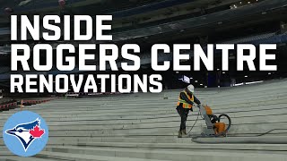 An inside look at the aroundtheclock Rogers Centre renovations [upl. by Liryc]