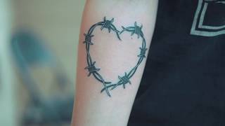 Barbed Wire Tattoo [upl. by Eilyab276]