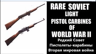 WW2 TECH  Rare Russian Pistol Carbines of World War II [upl. by Hegarty]