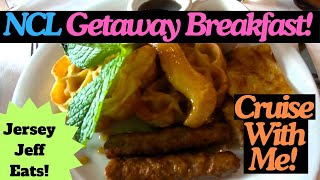 🍔 NCL Getaway  Join Me For Breakfast At Savor On The Norwegian Cruise Ship Getaway Cruise NCL [upl. by Enidan]