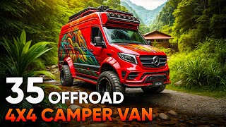 35 Offroad 4x4 Camper Van for Your Wildest Adventures [upl. by Calia]