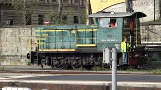 Trenitalia FS 245 6055 rangeert op Trieste Cle [upl. by Gnoix]